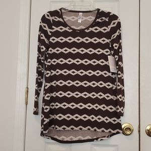 NWT- LuLaRoe Lynnae top- sz XS